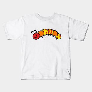 Cute Long Caterpillar Doll Cartoon Kids T-Shirt